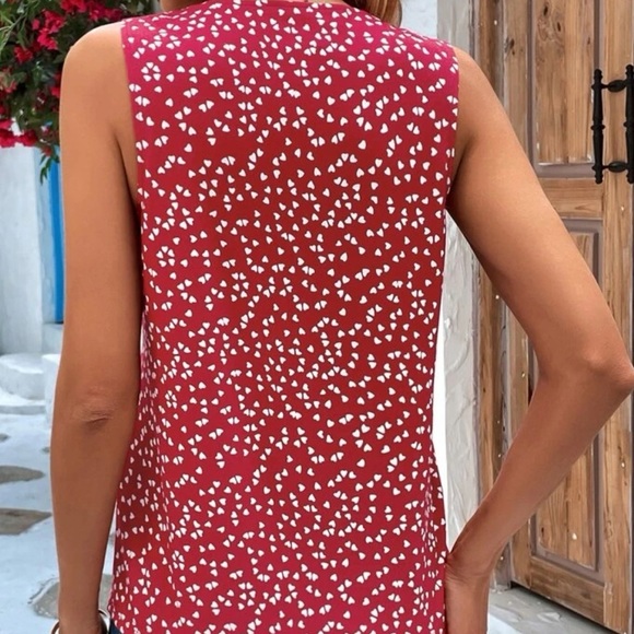 Heart print tank top - Picture 2 of 2